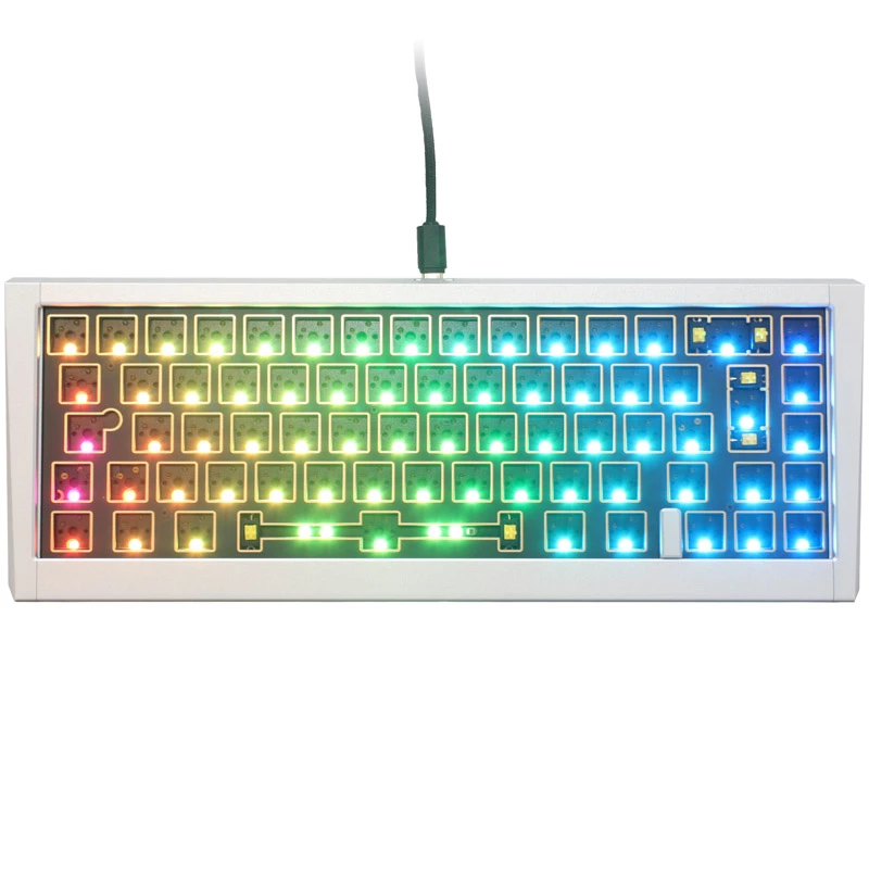 Teclado Ducky Outlaw 65 Universal USB US-Inglés Plata