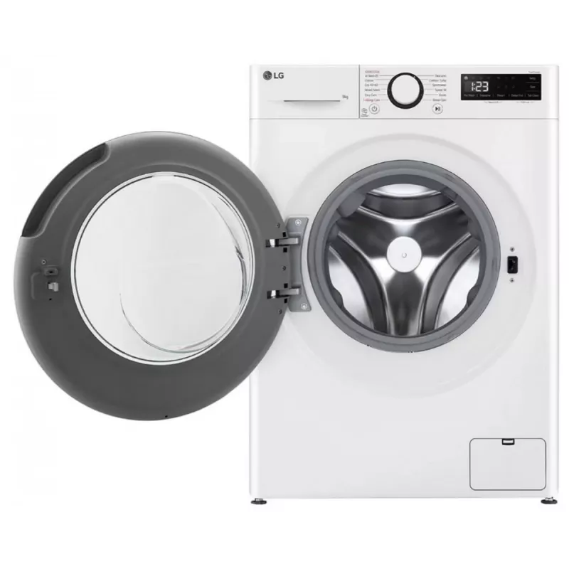 Lavadora LG F2WR509SBW 9 kg, clase de eficiencia energética A