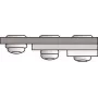 Remache ciego GESIPA Polygrip 6.4x15 Al/St estándar KS para 1.5–9.0 mm, pack de 250