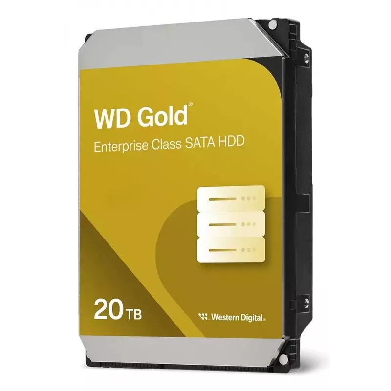 WD Gold WD203KRYZ - disco duro - Enterprise - 20TB - interno - 3,5 (8,9 cm) - SATA 6Gb/s - 7200 rpm - búfer: 512MB (WD203KRYZ)