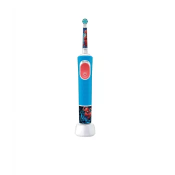 Cepillo de dientes eléctrico Oral-B Vitality PRO Kids Spiderman, azul – cepillo de dientes eléctrico infantil para uso diario
