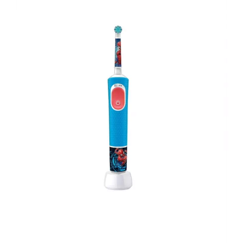 Cepillo de dientes eléctrico Oral-B Vitality PRO Kids Spiderman, azul – cepillo de dientes eléctrico infantil para uso diario