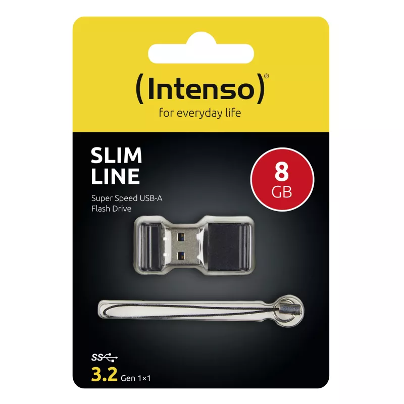 Memoria flash USB Intenso 8 GB USB Type-A 3.2 Gen 1 negro