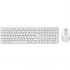 Logitech Signature Slim Combo MK950 - conjunto de teclado y ratón - 100% tamaño completo - inalámbrico - Bluetooth 5.1 LE - QWERTY - US International - off-white (920-012491)
