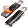 Disipador heatpipe GrauGear SSD M.2 NVMe 2280 grafeno-cobre (G-M2HS07-GC)