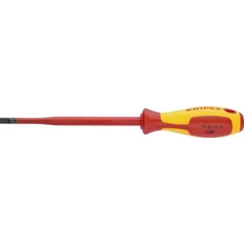 Knipex Destornillador plano fino longitud de hoja: 100 mm (98 20 35 SL)