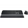 Logitech MX Keys S Combo teclado ratón incluido oficina RF Wireless + Bluetooth QWERTZ suizo Grafito