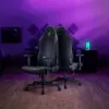 Silla gaming Razer Iskur V2 X Fabric negra – diseño ergonómico, soporte lumbar, tapizado de tela