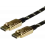 Cable DisplayPort ROLINE 11.04.5649 10 m negro oro