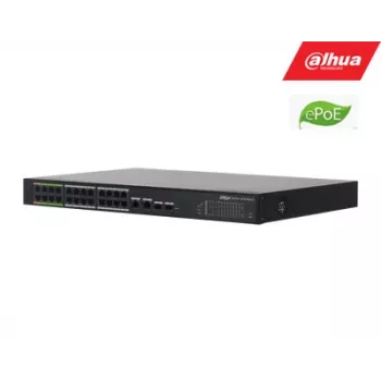 Dahua Technology ePoE DH-LR2226-24ET-360-V2 conmutador de red gestionado L2 Gigabit Ethernet (10/100/1000) Power over Ethernet (PoE) negro