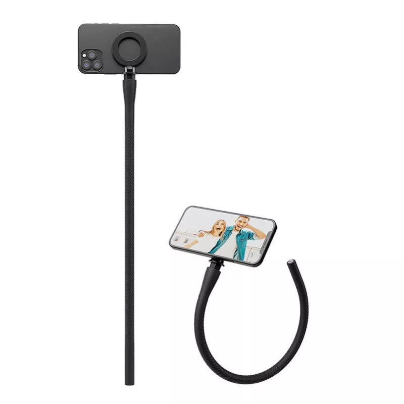 Soporte de teléfono flexible Telesin P3-FM-01 — ángulo ajustable, ligero, negro