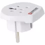 Adaptador de viaje SKROSS Country India-Israel-Dinamarca a Europa - Adaptador para conexión eléctrica - tipo K, tipo D, tipo H (W)