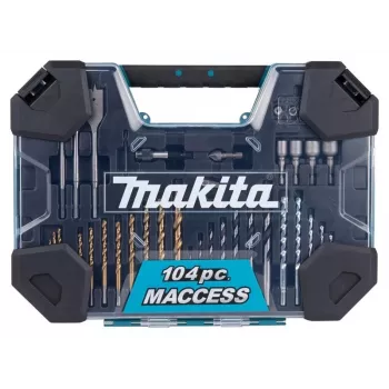 Juego de brocas y puntas de destornillador Makita 104