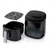 Freidora de aire Nedis KAAF160BK, cesta única, 4,2 L, 1300 W, Negro