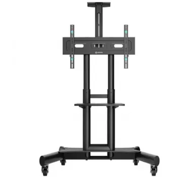 Soporte de suelo para TV ONKRON TS1551-B para televisores de 40-70 pulgadas, negro, con soporte universal