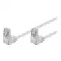Cable de parcheo Goobay CAT 5e 2x 90° en ángulo F/UTP 3 m blanco
