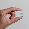 Interruptor inteligente Shelly Qubino Wave PM Mini, 1 canal, empotrable, Z-Wave, inalámbrico, 110–240 V AC / 24–30 V DC, gris