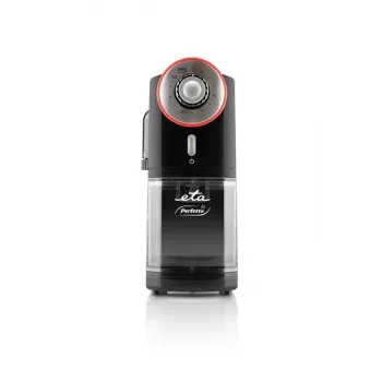 Molinillo de café ETA Perfetto ETA006890000 — motor de 100 W, depósito de 200 g de granos, hasta 14 tazas, interruptor de seguridad en la tapa, negro