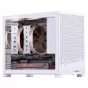 Caja de PC Jonsbo D32 PRO + refrigeración líquida completa TRYX PANORAMA SE, ARGB - 240mm, blanco