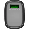 Cargador rápido USB-A QC (18 W) (negro)