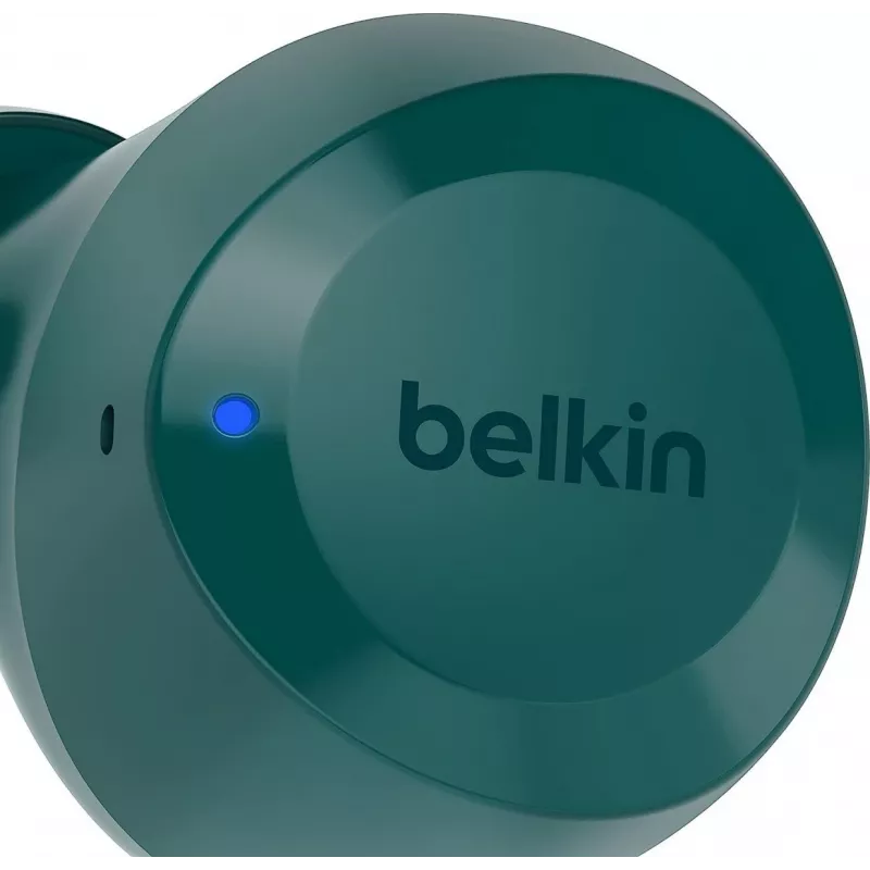 Belkin SoundForm Bolt AUC009btTE auriculares intraaurales true wireless con micrófono, verde azulado