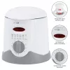 Freidora Clatronic FFR 2916 Single 1 L de sobremesa 900 W gris, blanco