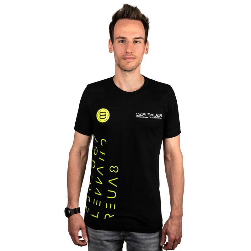 Camiseta der8auer diseño YT talla S – camiseta de algodón informal, con branding der8auer