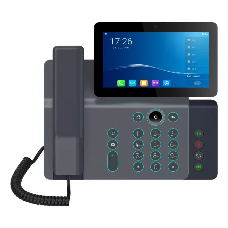 Fanvil V67 teléfono IP negro 20 líneas LCD Wi-Fi