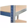 Topeshop Estantería de almacenamiento G9030 Estantería para herramientas de jardín, independiente, acero galvanizado, MDF