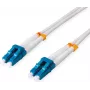 ROLINE cable de fibra óptica dúplex - 9/125µm OS2 - LC-APC/LC-APC - armado con acero - LSOH - blanco - 10 m