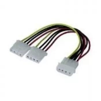 Wentronic CAK S-01 5,25>2x 5,25 - divisor de corriente - fuente de alimentación interna, 4 pines (M) - fuente de alimentación interna, 4 pines (H) - 15 cm