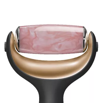 Geske GK000047PK01 Cabezal de rodillo facial y corporal cuarzo rosa