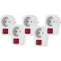 Enchufe con interruptor Renkforce 2 polos blanco
