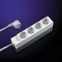 Unidad de distribución de corriente SCHROFF 60110-201 1U aluminio con 4 salidas AC