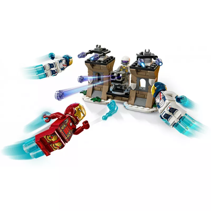 Set de construcción LEGO 76288 Marvel Super Heroes Iron Man Iron Legion con minifigura de soldado HYDRA, modelo construible