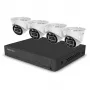 Foscam FNA108E-T4-2T FNA108E-T4-2T Kit de cámara IP de vigilancia LAN 8 canales con 4 cámaras 3840 x 2160 píxeles (FNA108E-T4-2T)