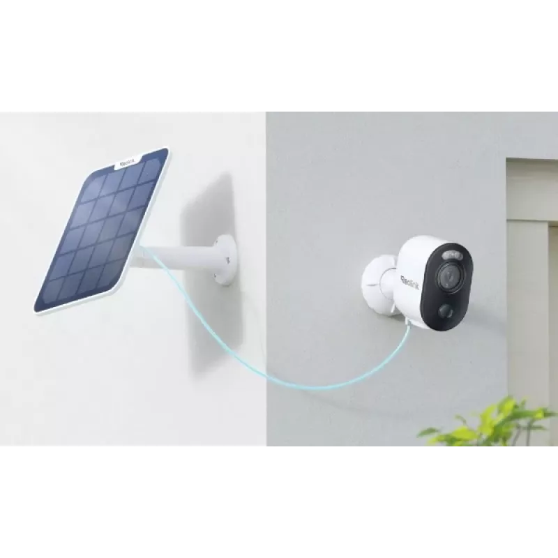 Cámara de vigilancia IP Reolink Argus Series B310 Bullet 3 MP, inalámbrica, batería/solar 6000 mAh, IP65, 2304×1296, ángulo de visión 115°, PIR, audio bidireccional