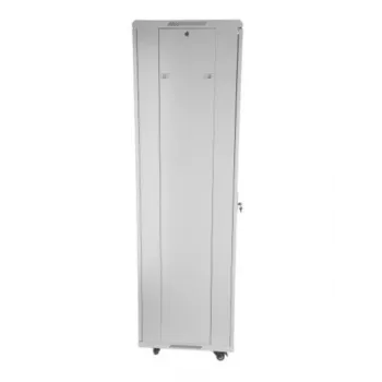 SOMI Networks | Armario independiente 42U, 19″ | 42U-60/80NACP | Gris | Carga máx. 800 kg; paneles laterales desmontables y con cerradura; puertas metálicas perforadas; sin montar | Profundidad: 80 cm
