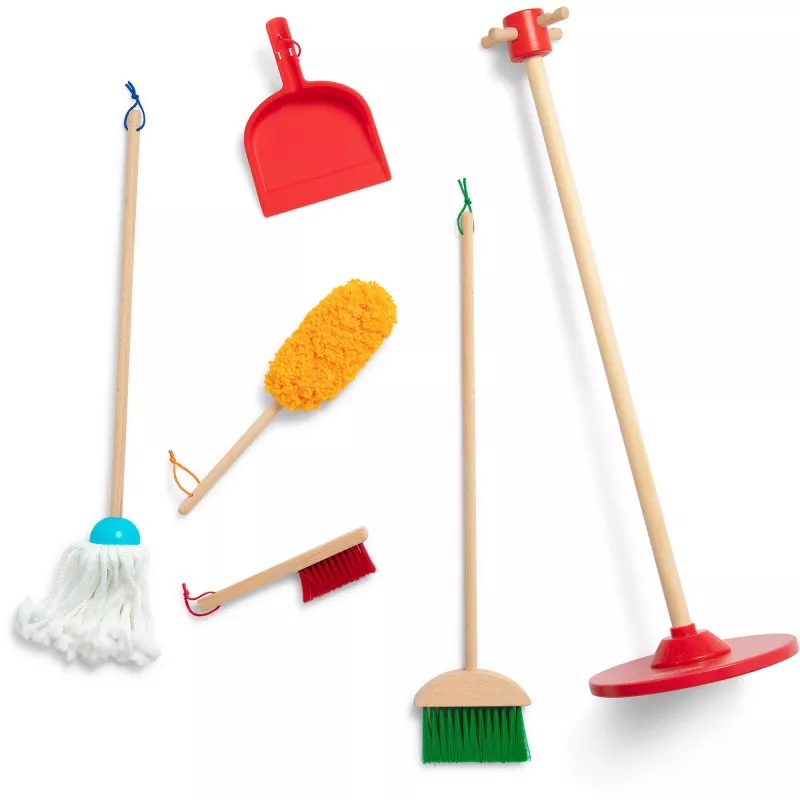 Set de escoba Melissa & Doug cocina de juguete