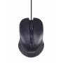 Teclado de tamaño completo con cable Gembird KBS-UM-04 USB QWERTY inglés US con ratón, negro, cable de 1,5 m
