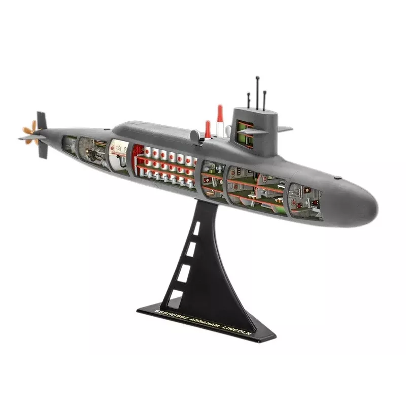 Maqueta de barco de plástico REVELL S.S.B. Abraham Lincoln escala 1/253 kit