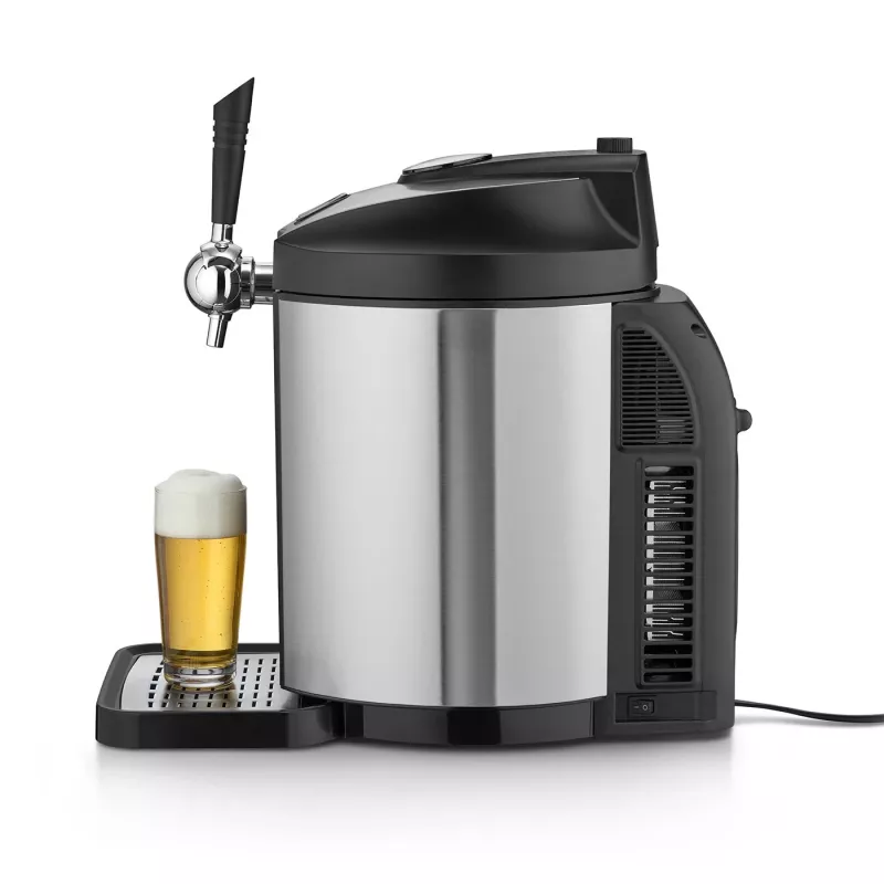 Caso | Dispensador de cerveza | BeerMaster | Independiente | Acero inoxidable/Negro