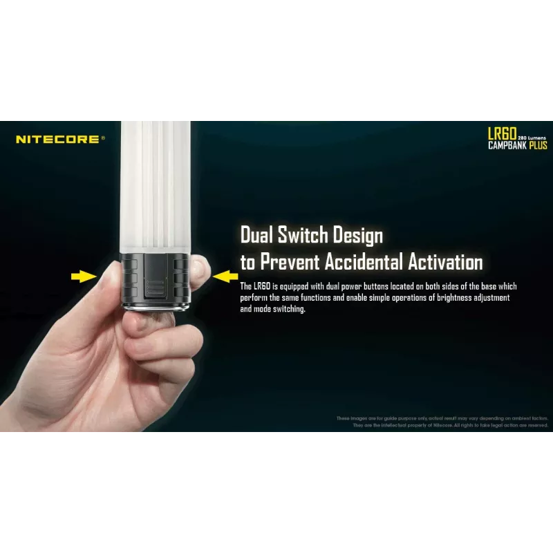 Linterna de camping a pilas Nitecore LR60 280 lm USB C