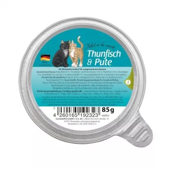GRANATAPET Filet á la carte Atún con pavo - comida húmeda para gatos - 85 g