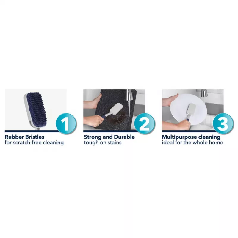 Cepillo de fregar Beldray LA032814FEU7 Deep Clean Goma, cerdas de goma, mango ergonómico