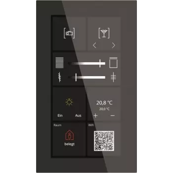 MDT KNX Glas Touch Smart Plus 6 pulgadas BE-GTSP6TS.01S (BE-GTSP6TS.01S)