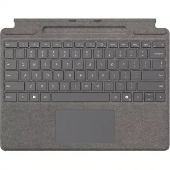 Microsoft Surface Pro Teclado con Slim Pen para empresas QWERTZ Alemán Microsoft Cover Port Platino