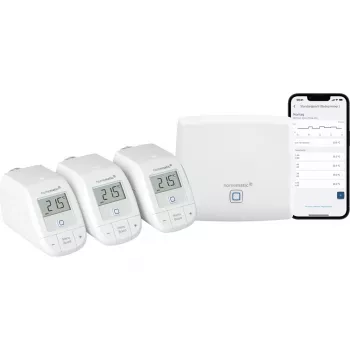 Kit de inicio Smart Home calefacción HomeMatic HmIP-HAP con 3 termostatos para radiador
