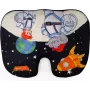 Technaxx Benjamin Blümchen Cojín ergonómico para niños - Cojín - espuma viscoelástica - universal - multicolor - plátano - ilustración
