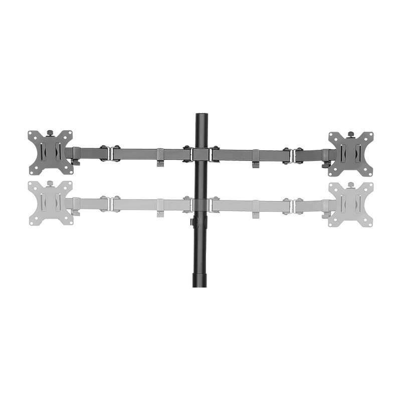 Soporte para monitor LogiLink BP0046 81,3 cm (32 pulgadas) sobremesa acero inoxidable